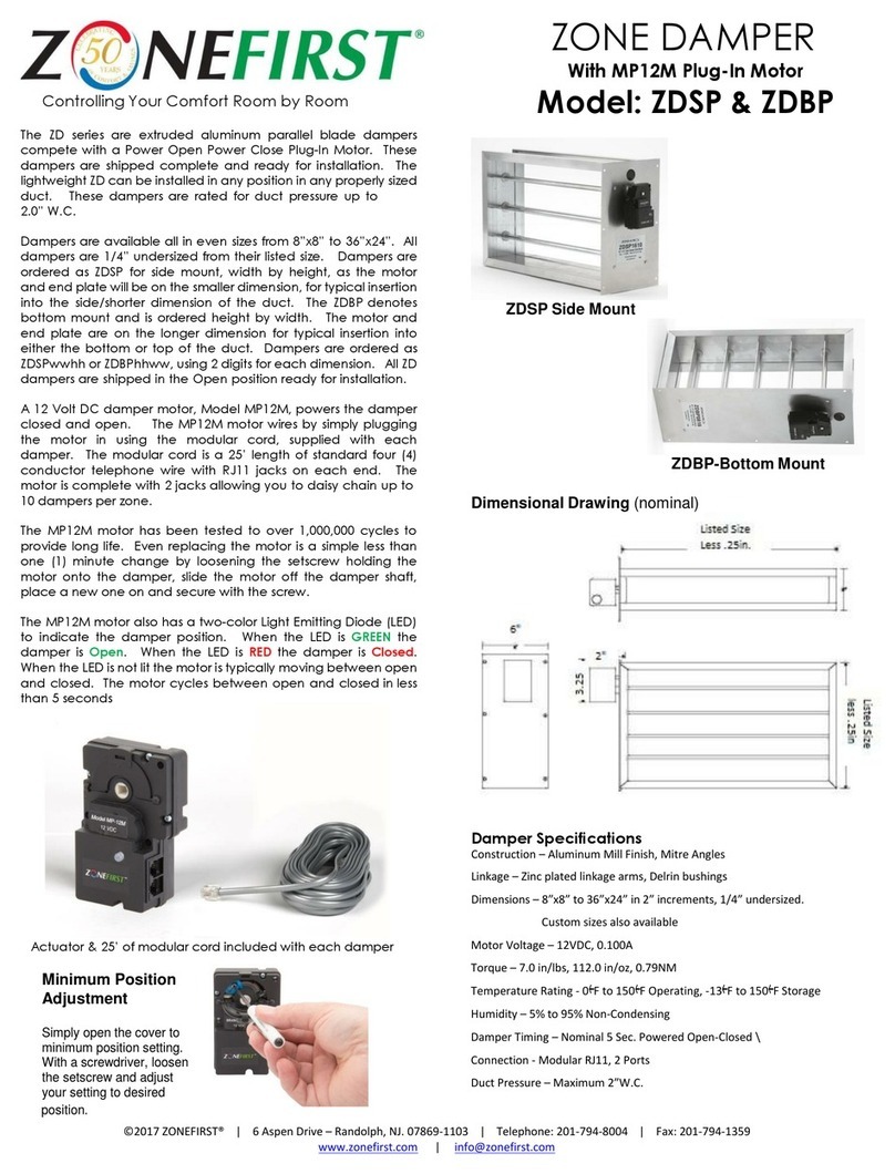 Zonefirst ZD Series user manual