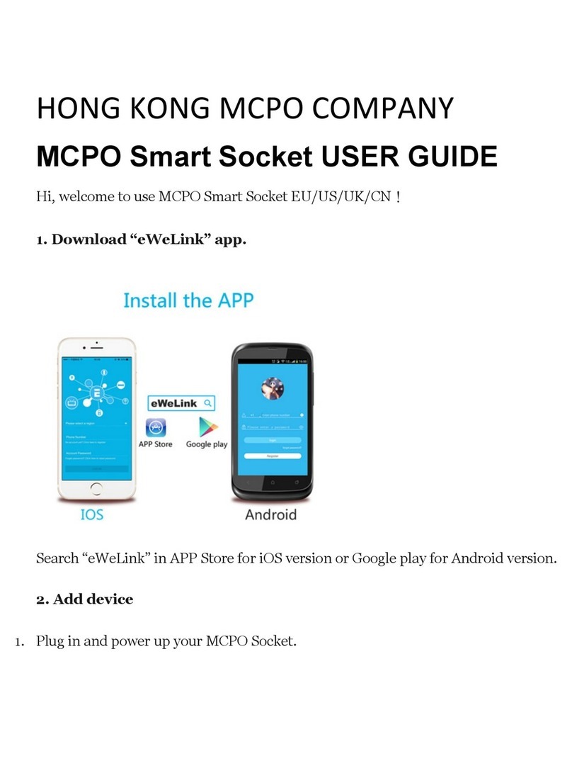 MCPO Smart Socket user guide