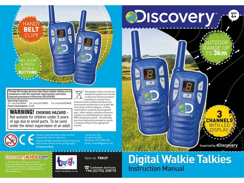 Discovery Telecom TDK27 instruction manual