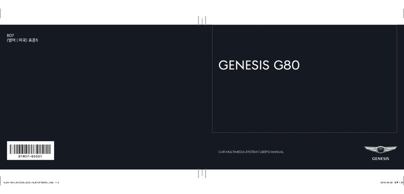 Genesis G80 user manual