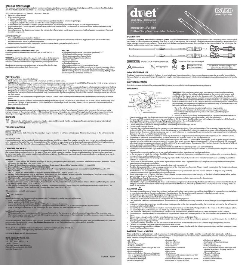Bard Duet User manual