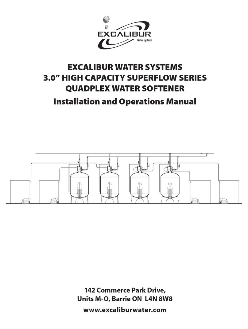 Excalibur Water Systems Superflow Series Installation and operation manual Excalibur Water Systems Superflow Series Installation and operation manual