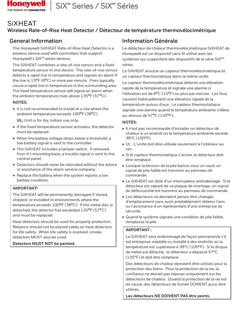 Honeywell SiX Series User manual