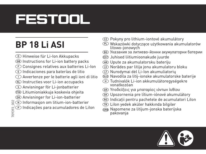Festool BP 18 Li ASI instructions