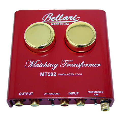 Bellari MT502 User manual