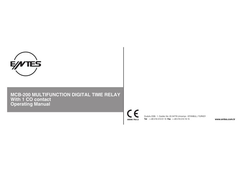 Entes MCB-200 User manual