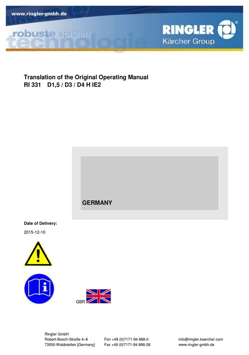 Ringler RI 331 D1,5 H IE2 operating manual
