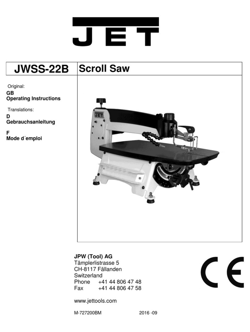 Jet JWSS-22B User manual