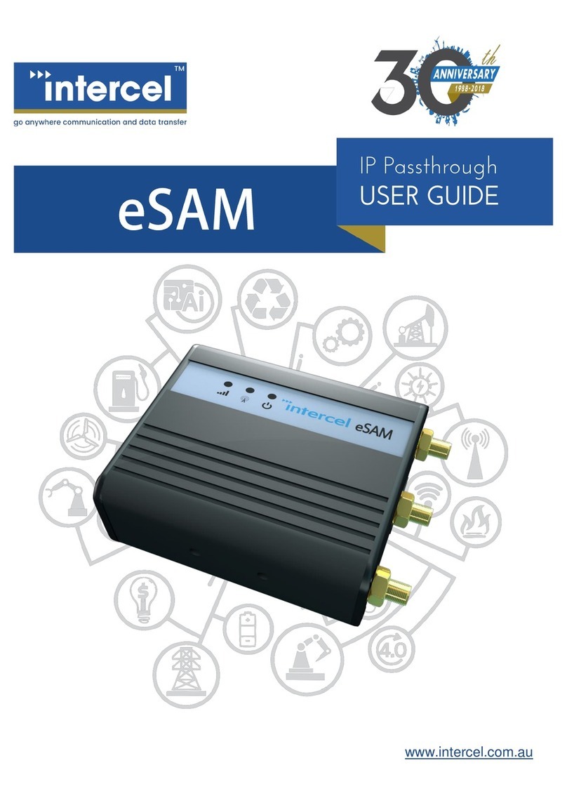 Intercel eSAM User manual