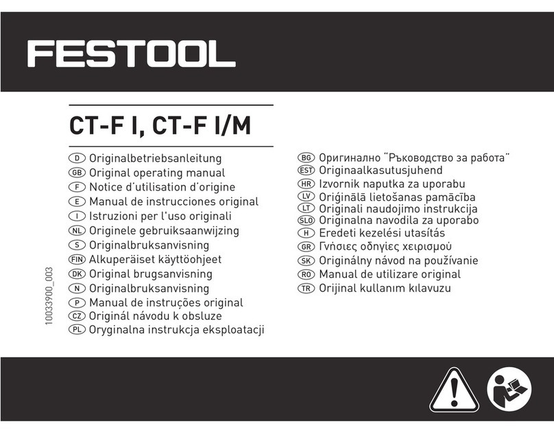Festool CT-F I Installation instructions