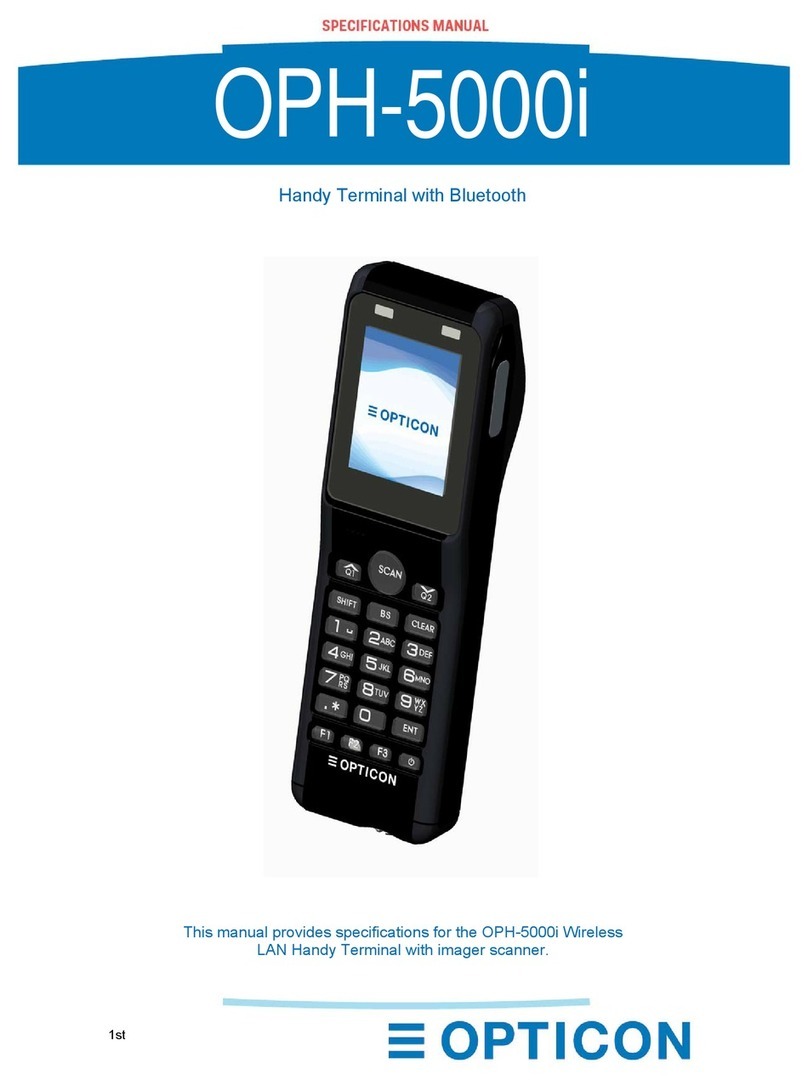 Opticon OPH-5000i User manual