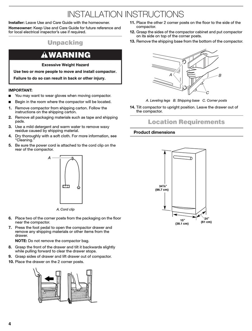 Jenn-Air TC607X User manual