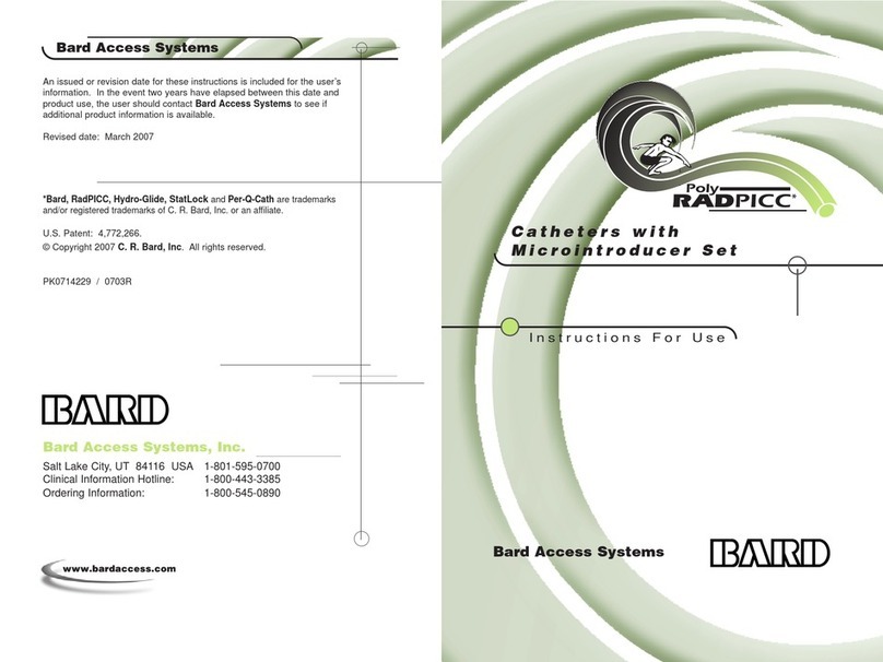 Bard Poly RadPICC User manual
