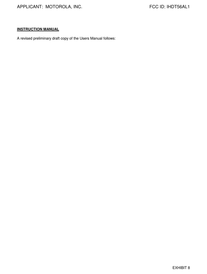 Motorola Tarpon Operating and maintenance manual