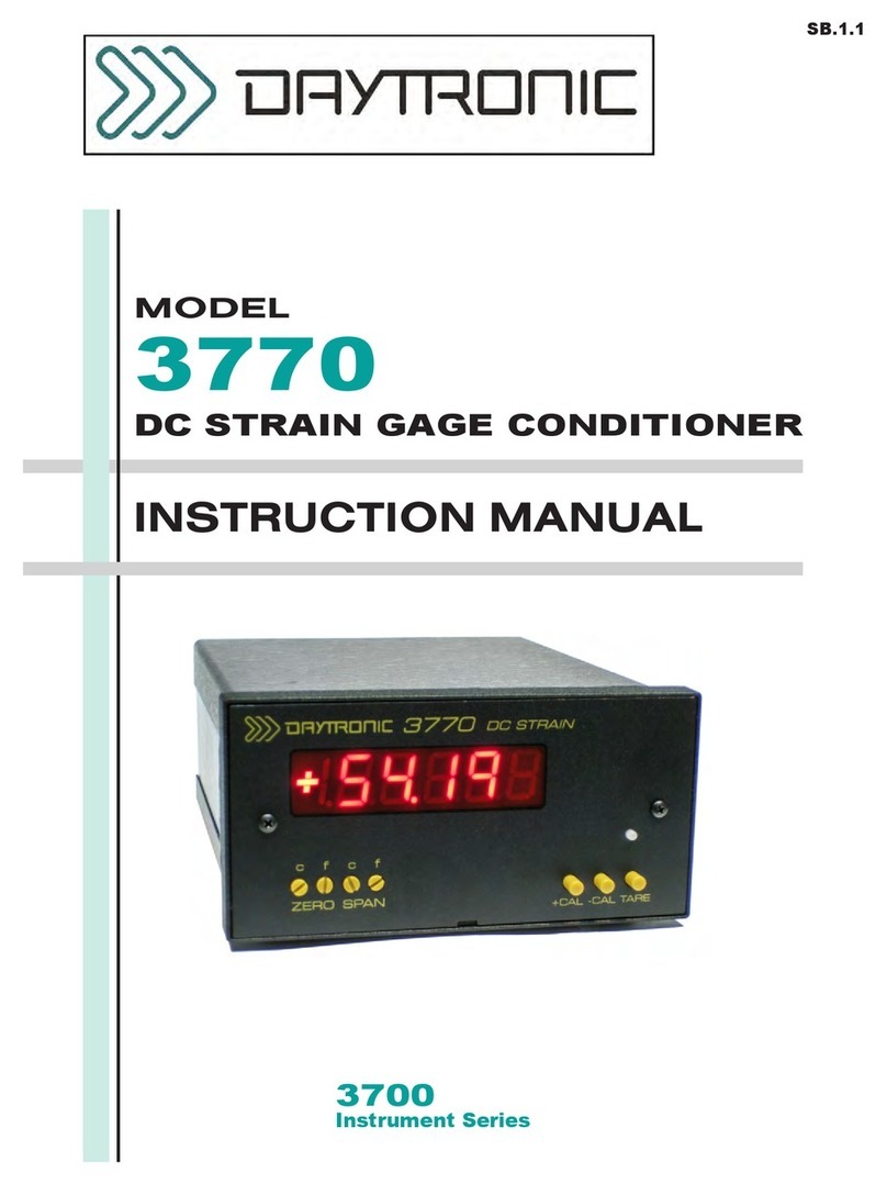 DayTronic 3770 instruction manual