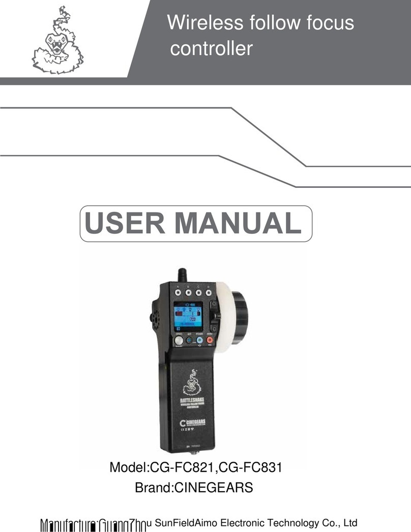 Cine Gears CG-FC821 User manual
