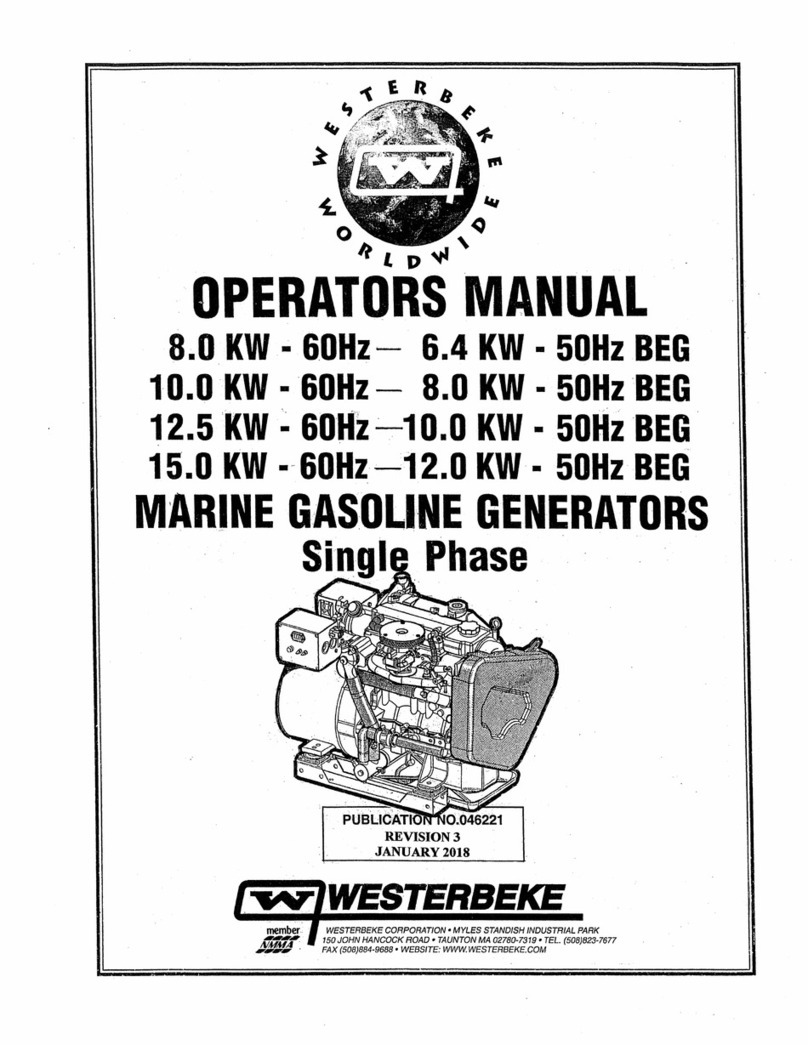 Westerbeke 10.0 BEG Operator's manual