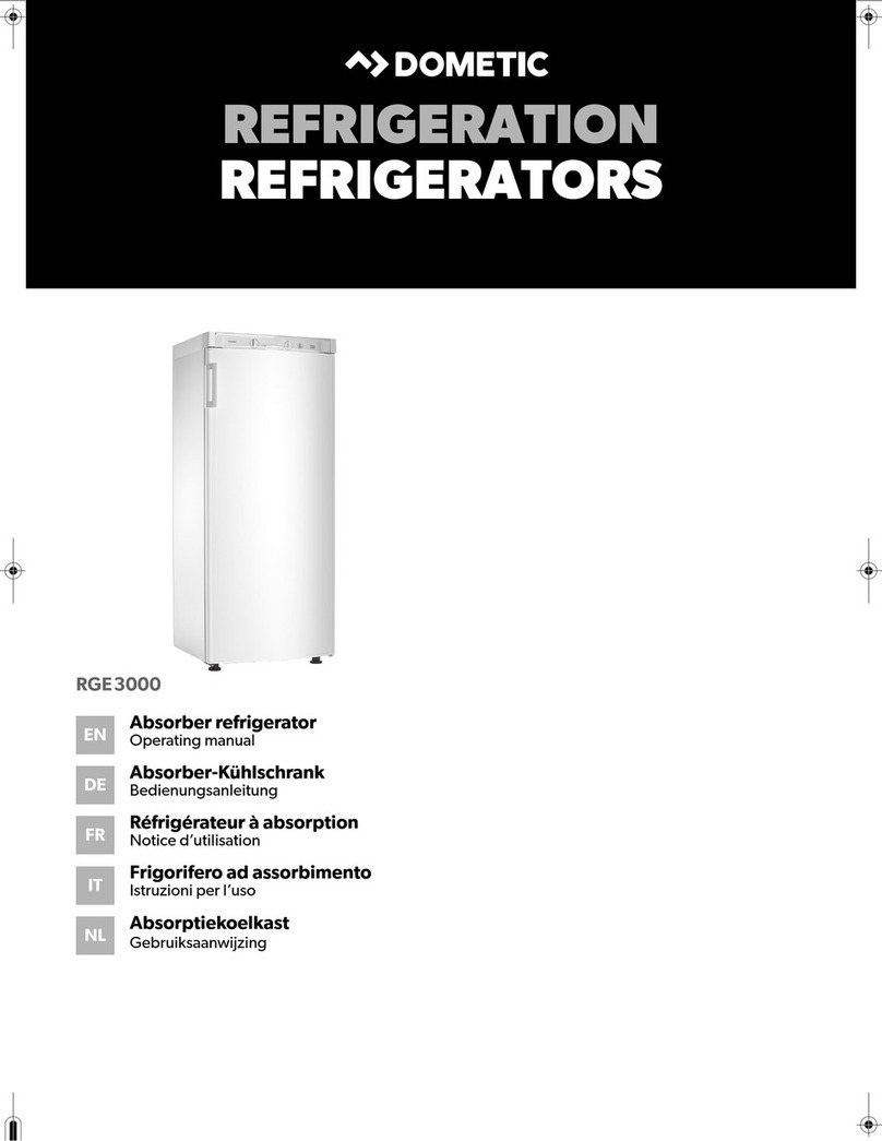 Dometic RGE 3000 User manual