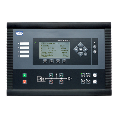 Deif AGC 200 Series User manual