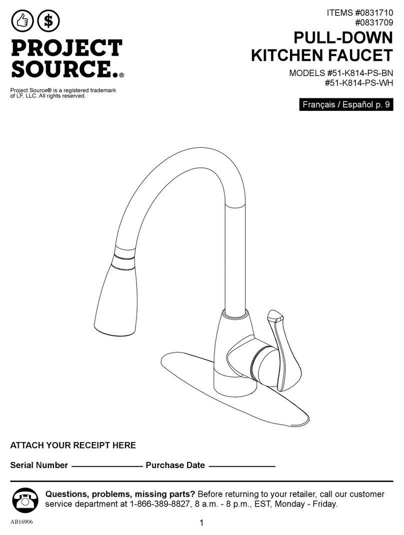 Project Source 51-K814-PS-BN User manual