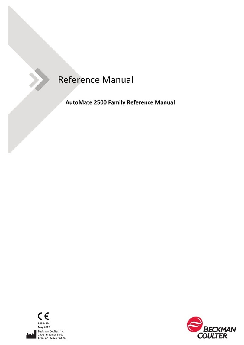 Beckman Coulter AutoMate 2500 series User manual