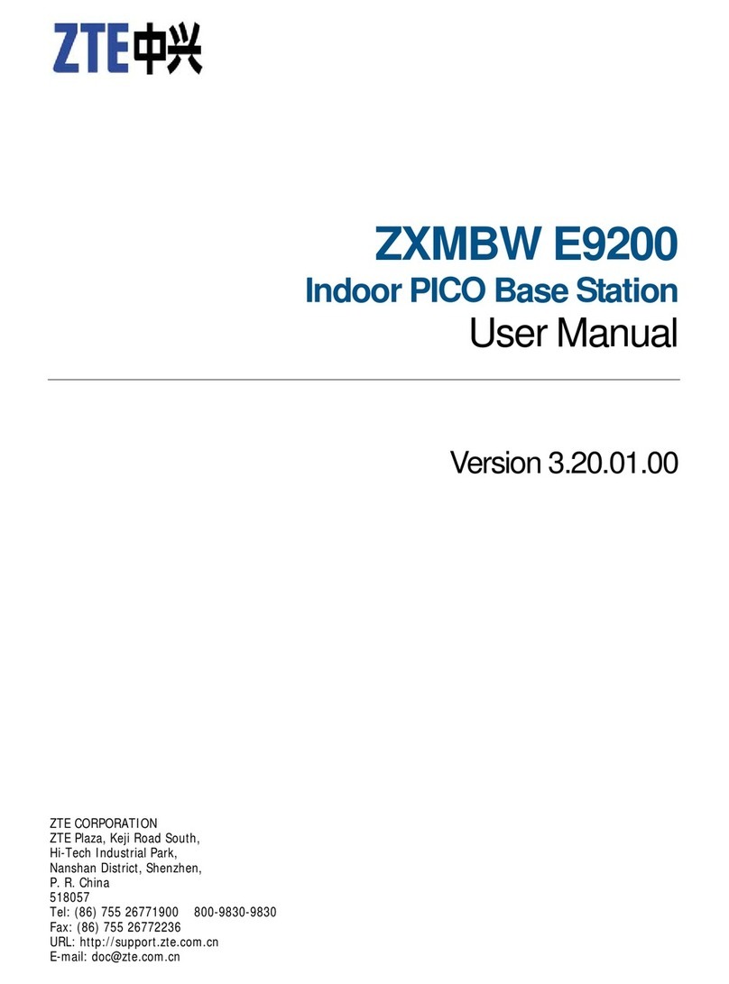 Zte ZXMBW E9200 user manual