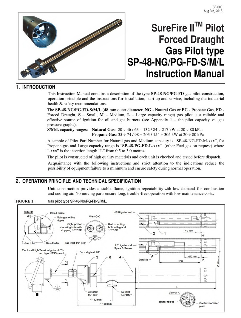 Fireye SP-48-NG-FD-S instruction manual