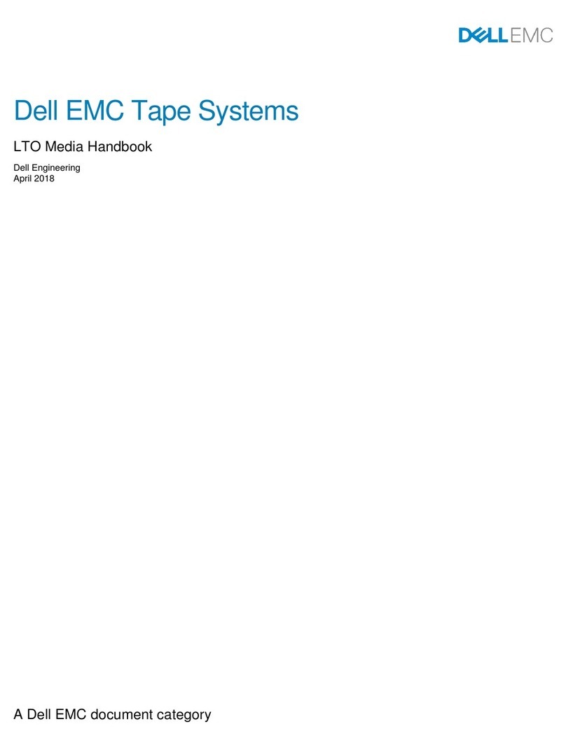 Dell EMC LTO8 User manual