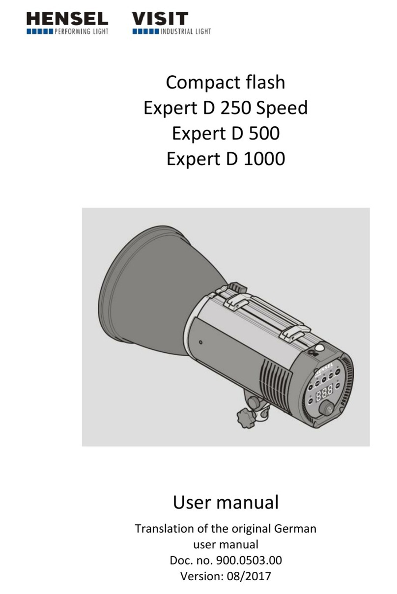 Hensel-Visit Expert D 250 Speed User manual