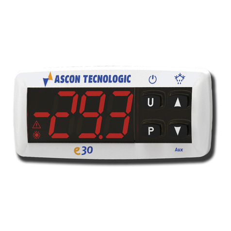 Ascon tecnologic E30 operating instructions