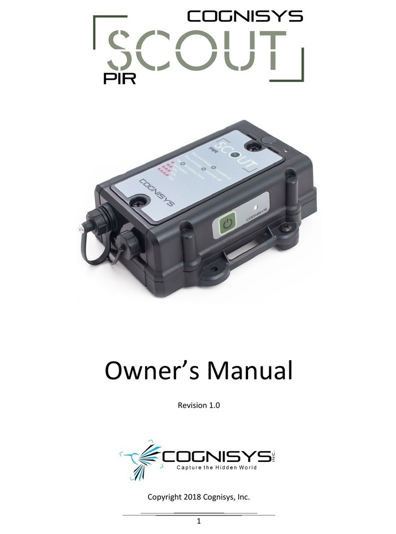Cognisys Scout PIR owner's manual