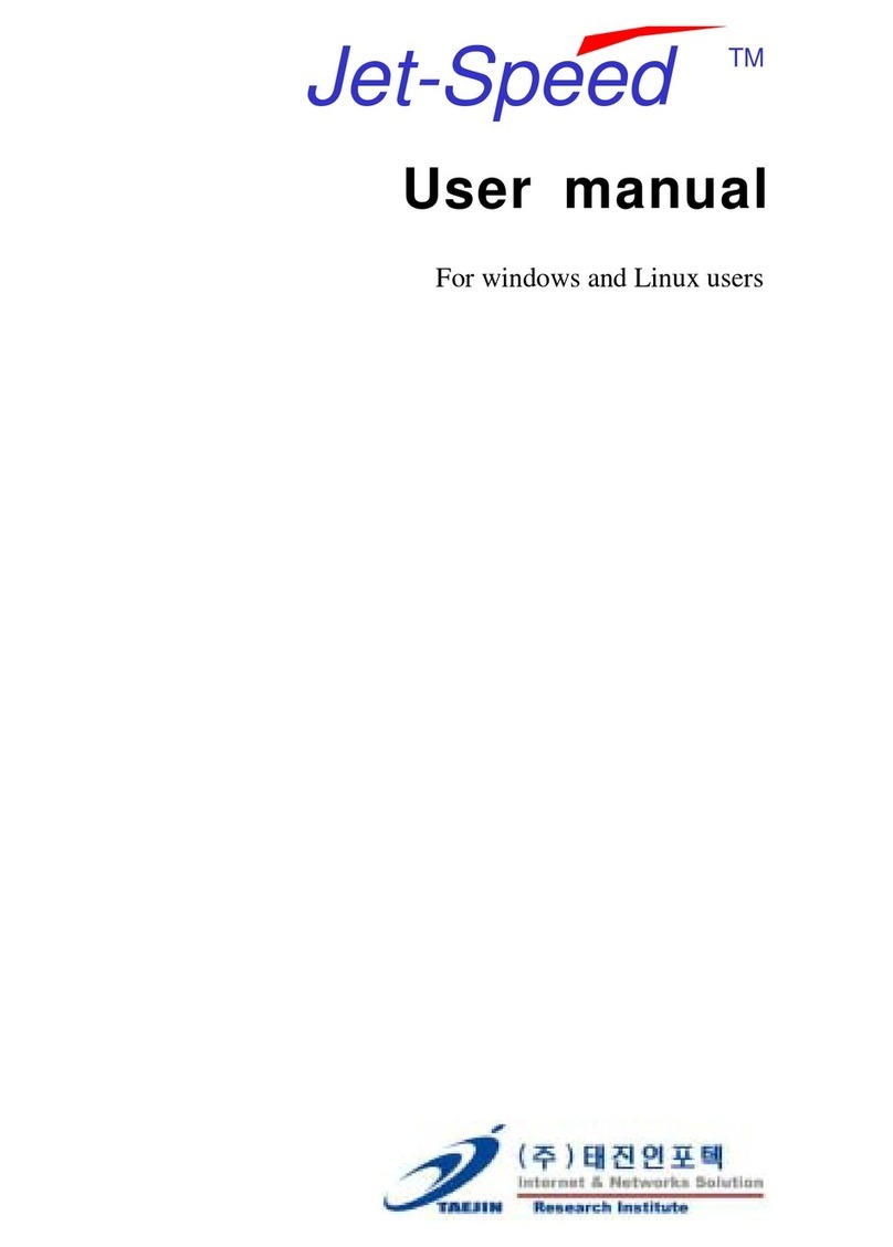 Taejin Jet-Speed user manual
