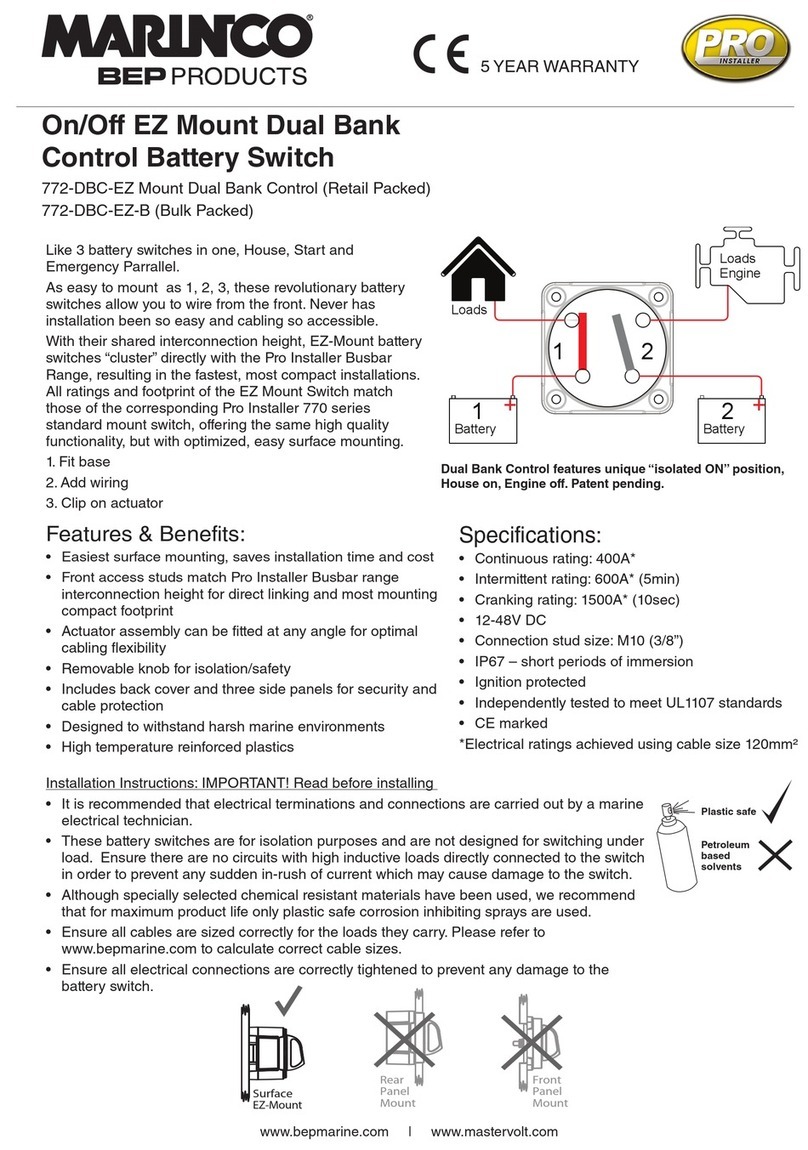 marinco 772-DBC-EZ Installation instructions manual