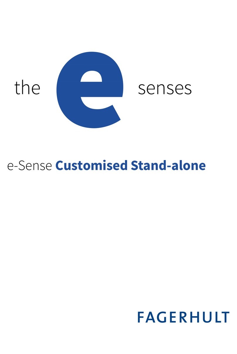 Fagerhult e-Sense Series user manual