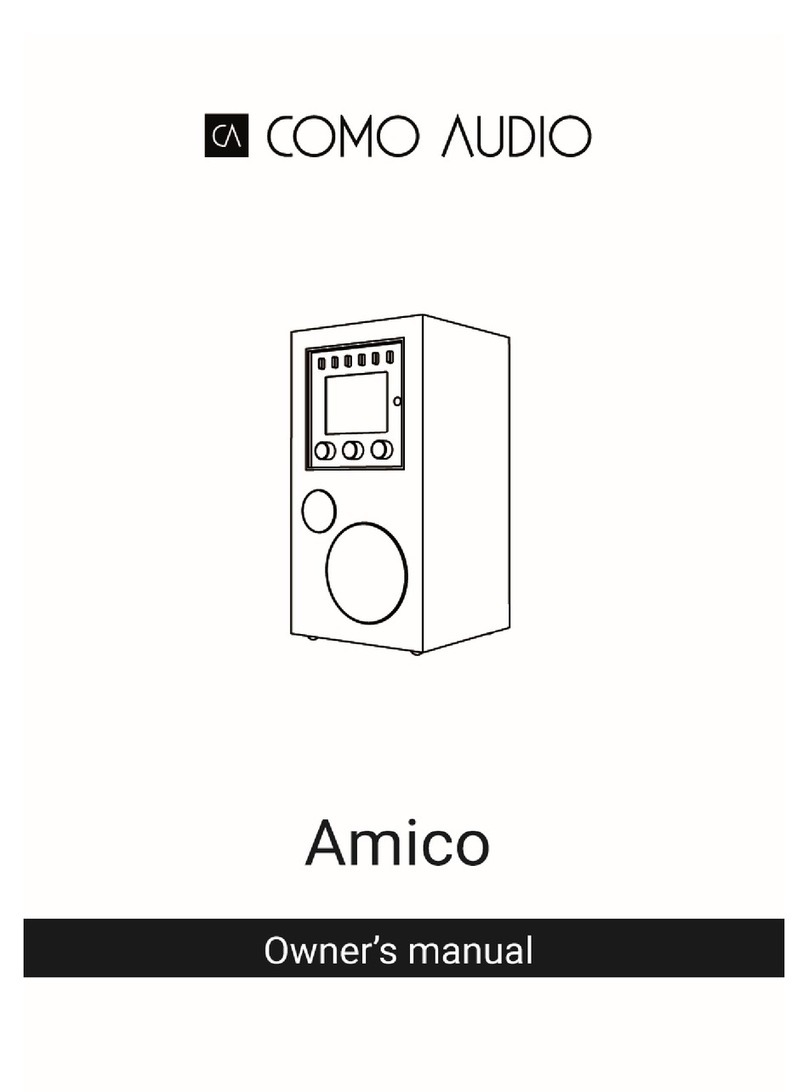 COMO AUDIO Amico owner's manual