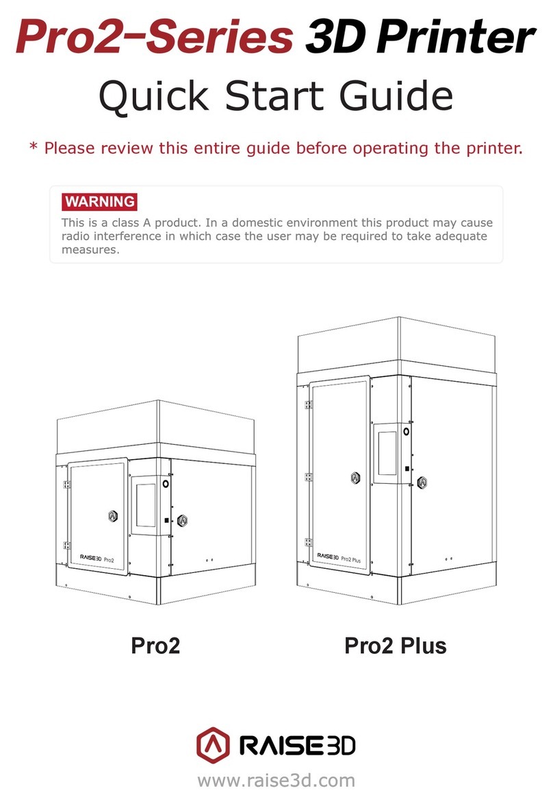 RAISE 3D Pro2 Series quick start guide