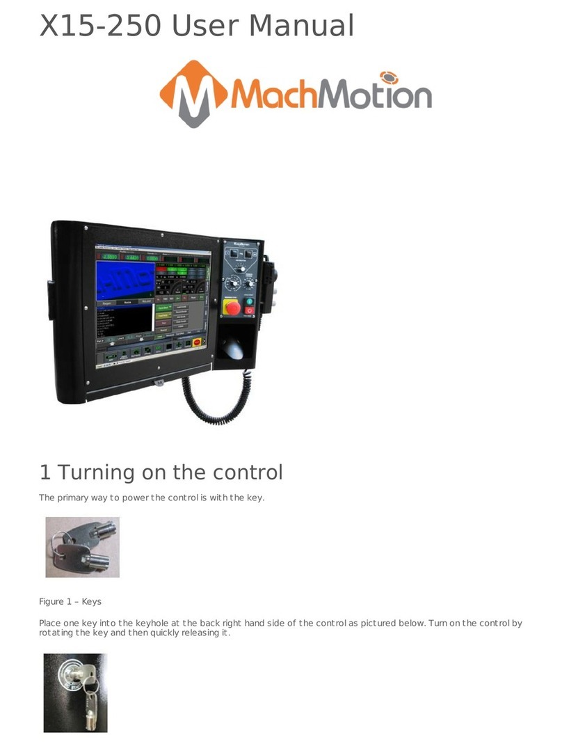 MachMotion X15-250 user manual