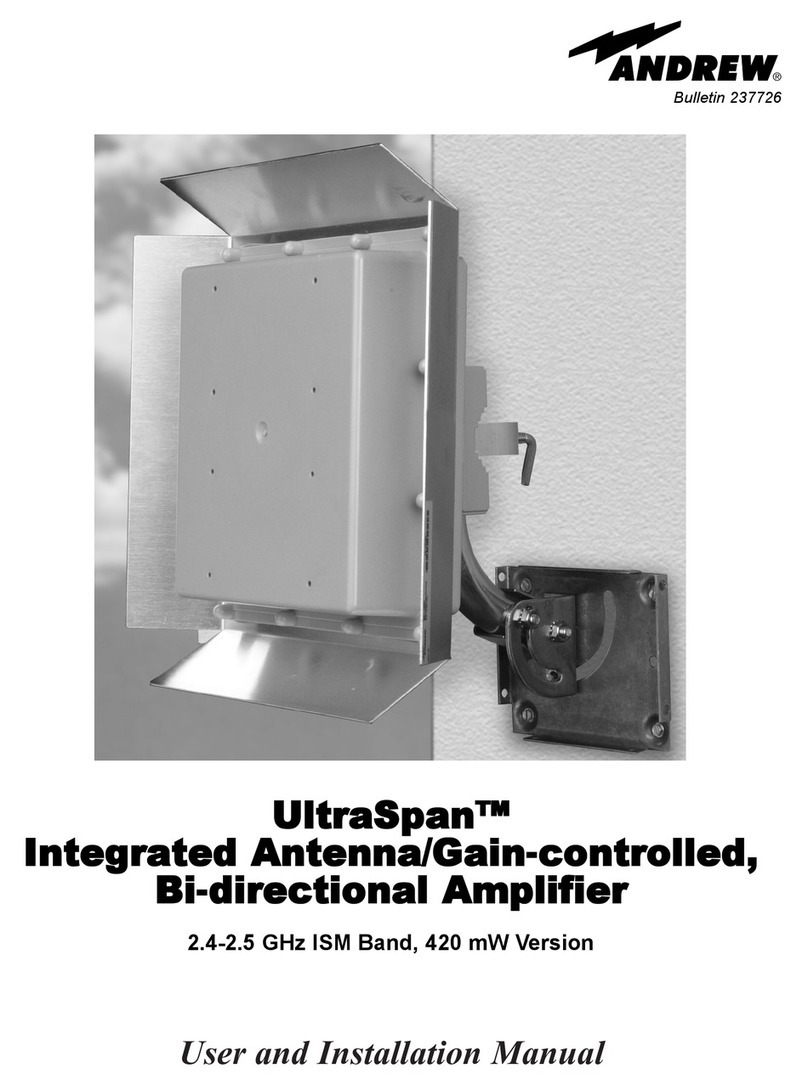 Andrew UltraSpan Operating manual