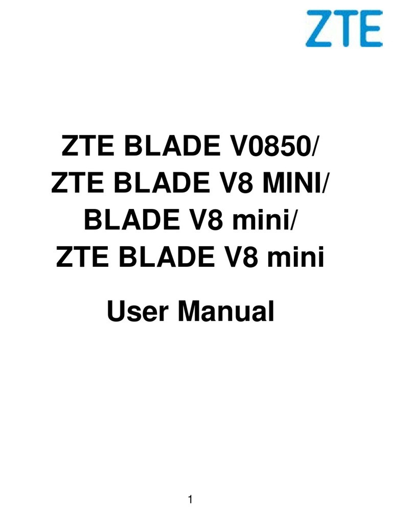 Zte BLADE V0850 User manual