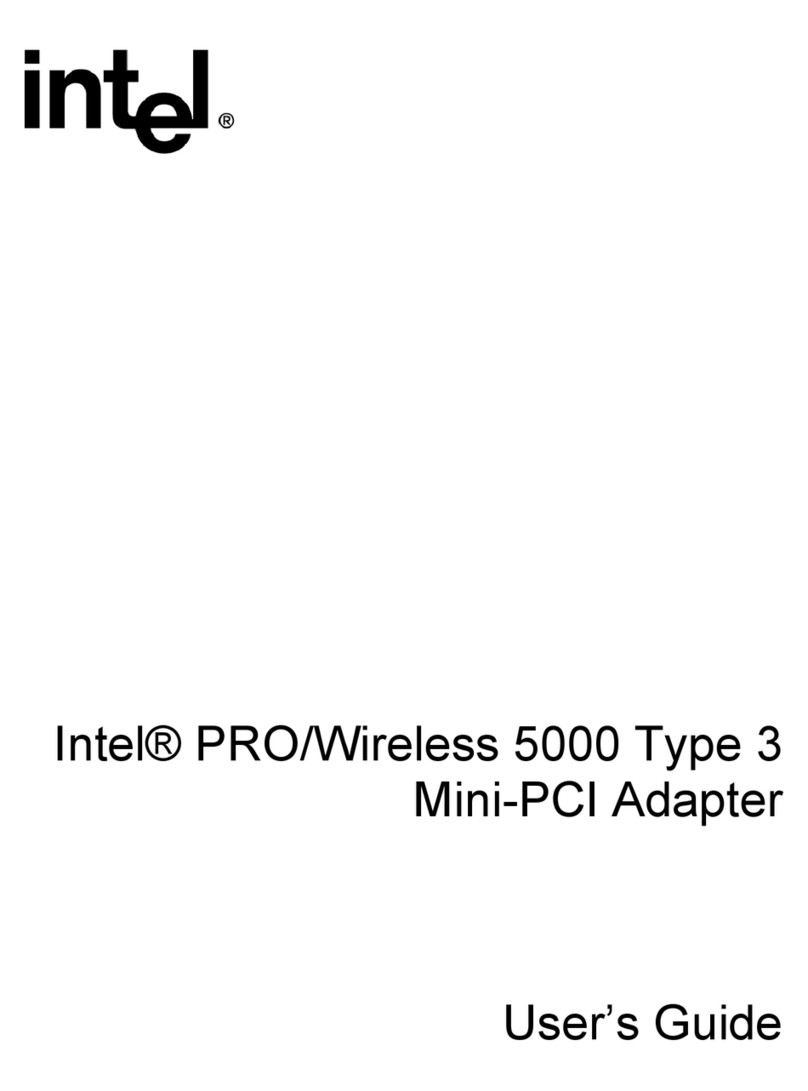 Intel PRO/Wireless 5000 user guide