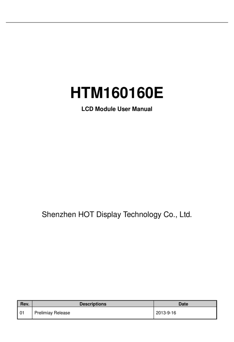 HOT Display Technology HTM160160E user manual