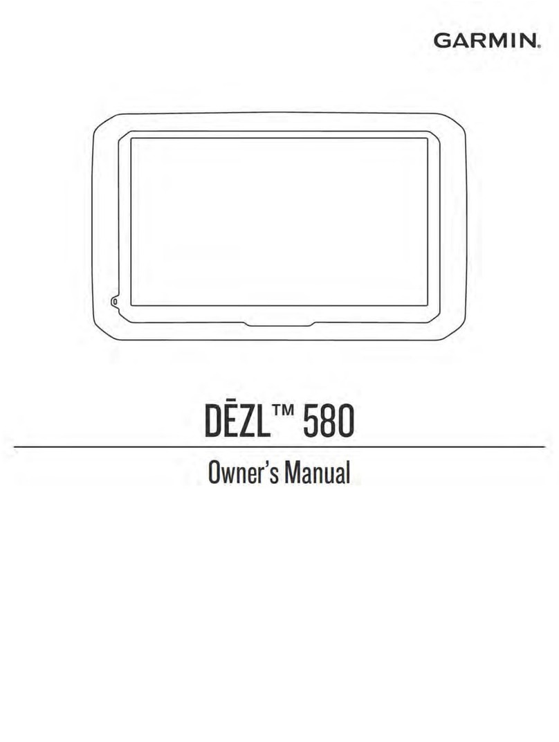 Garmin DEZL 580 User manual