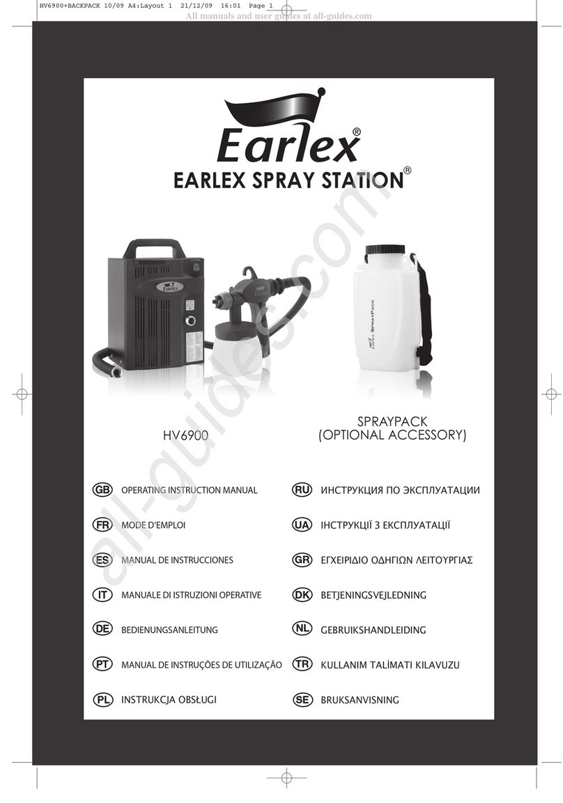 Earlex SPRAY STATION HV 6900 Instruction Manual