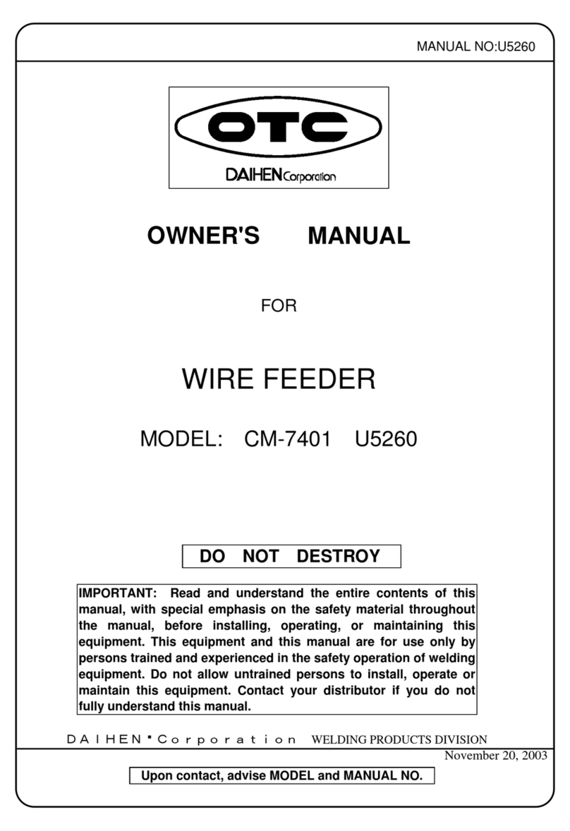 OTC CM-7401 owner's manual