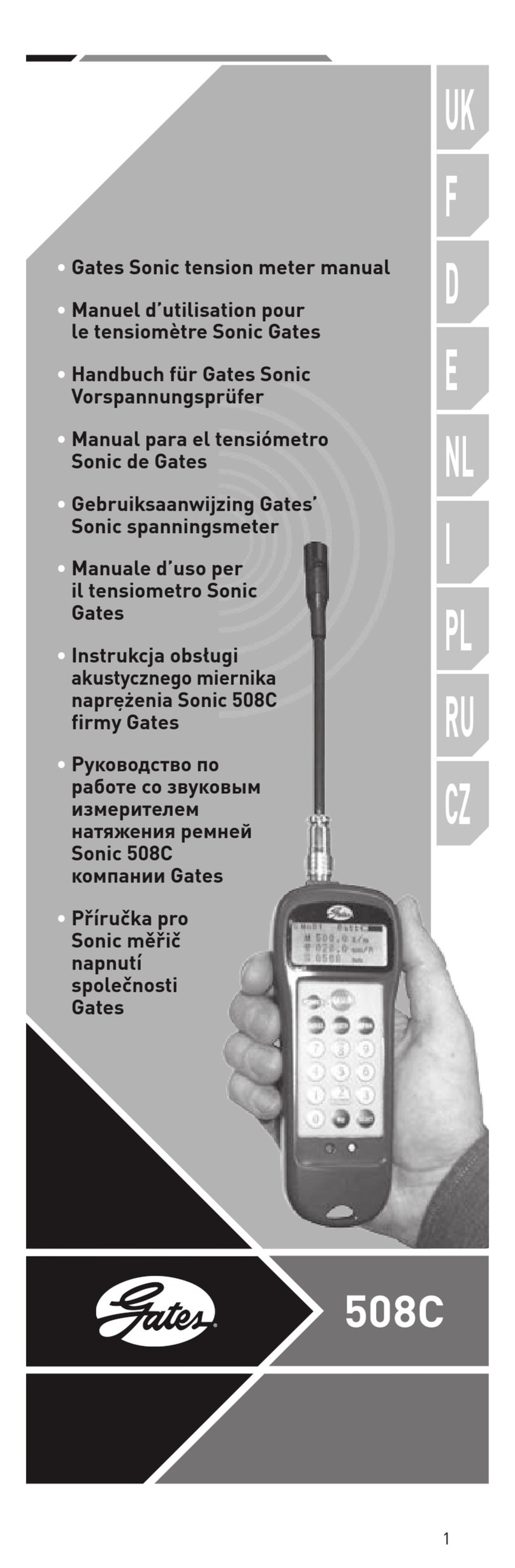 Gates 508C User manual