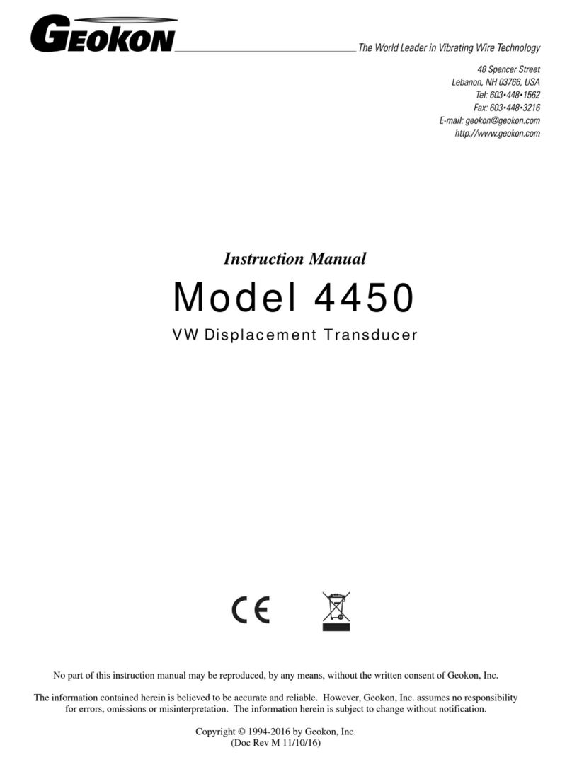 Geokon 4450 instruction manual