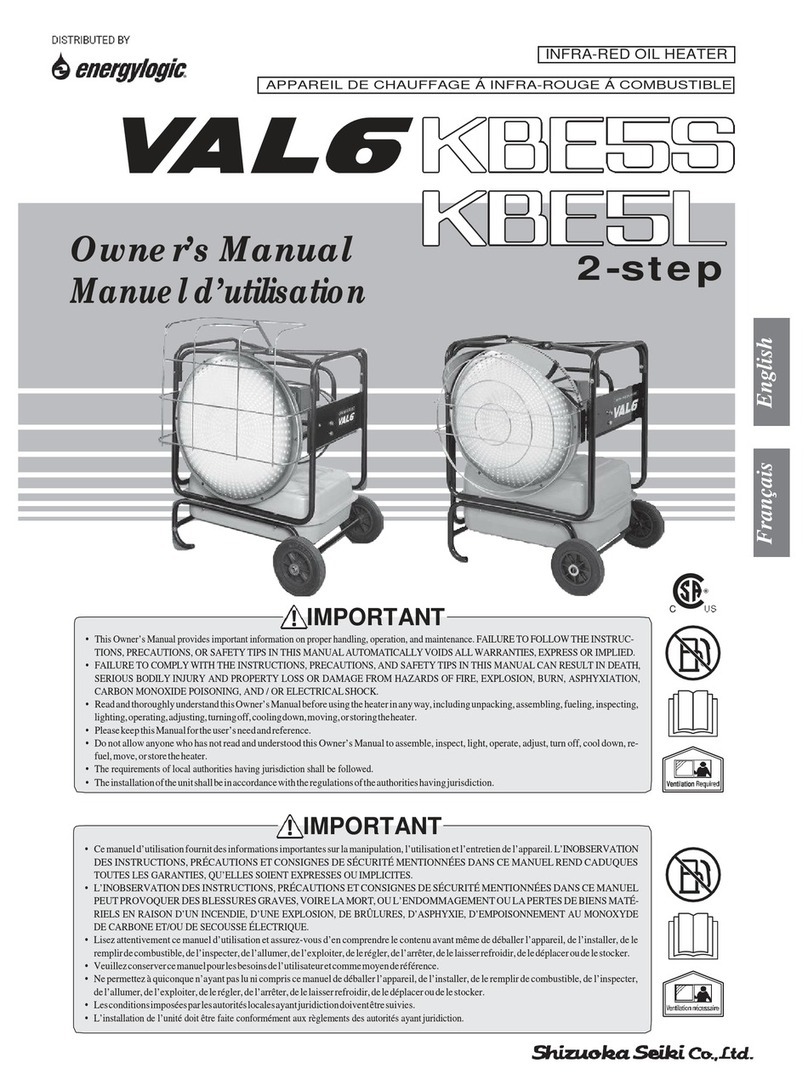 Val6 KBE5S owner's manual