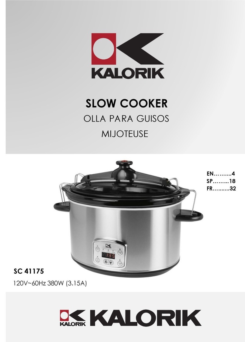 Kalorik SC 41175 User manual