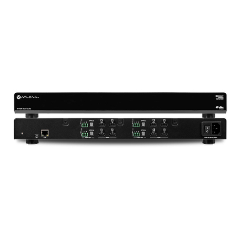 Atlona AT-HDR-M2C-QUAD User manual