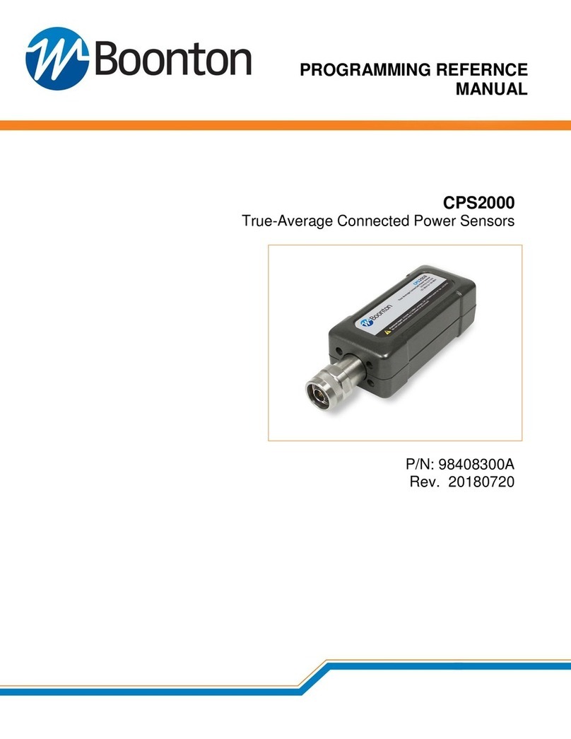 Boonton CPS2000 User programming manual